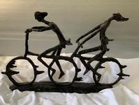 Bicycle Joy Cast Sculpture 202//152